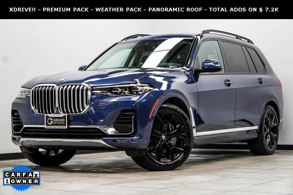 Used 2021 BMW X7 40i with VIN 5UXCW2C00M9E59678 for sale in Kennesaw, GA
