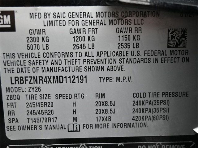 2021 Buick Envision FWD 4dr Essence - 22941789 - 7