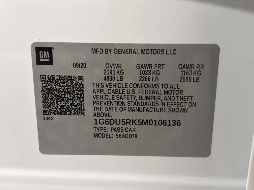 2021 Cadillac CT5 4dr Sedan Sport - 23022859 - 37
