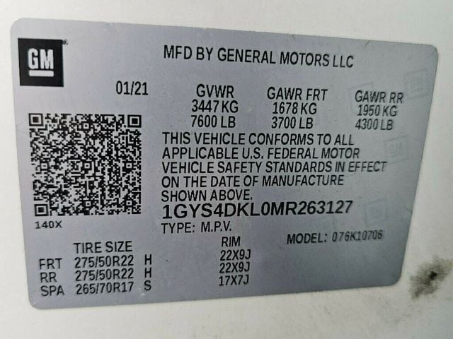 2021 Cadillac Escalade 4WD 4dr Premium Luxury Platinum - 22958857 - 49