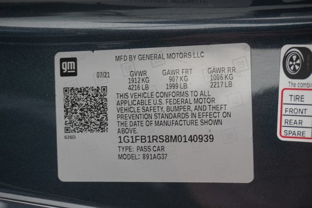 2021 Chevrolet Camaro 2dr Coupe 1LT - 23002594 - 28