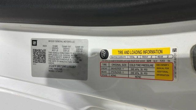 2021 Chevrolet Camaro 2dr Coupe 1SS - 23013470 - 18