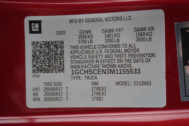 2021 Chevrolet Colorado 2WD Ext Cab 128" LT - 23000876 - 25