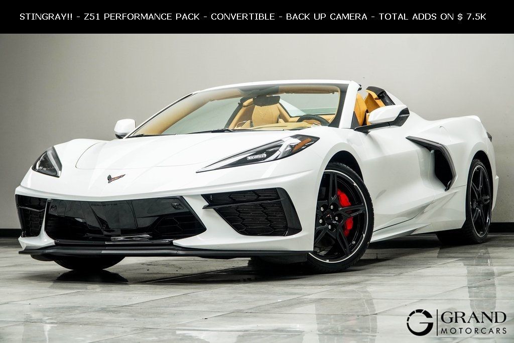 Used 2021 Chevrolet Corvette 3LT with VIN 1G1YC3D43M5121440 for sale in Kennesaw, GA