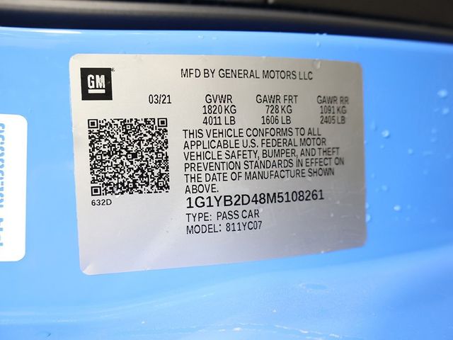 2021 Chevrolet Corvette 2dr Stingray Coupe w/2LT - 22952952 - 57