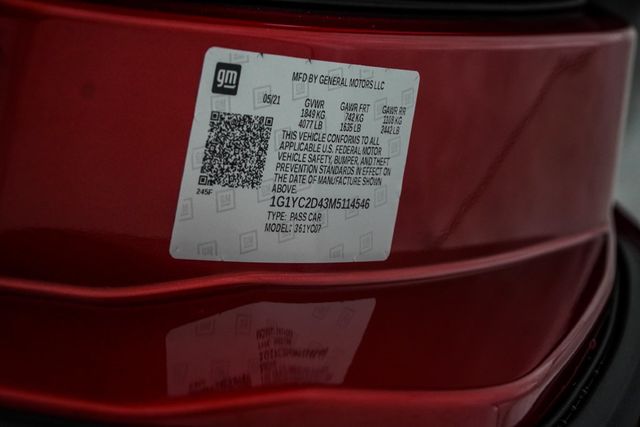 2021 Chevrolet Corvette 2dr Stingray Coupe w/3LT - 23039231 - 51