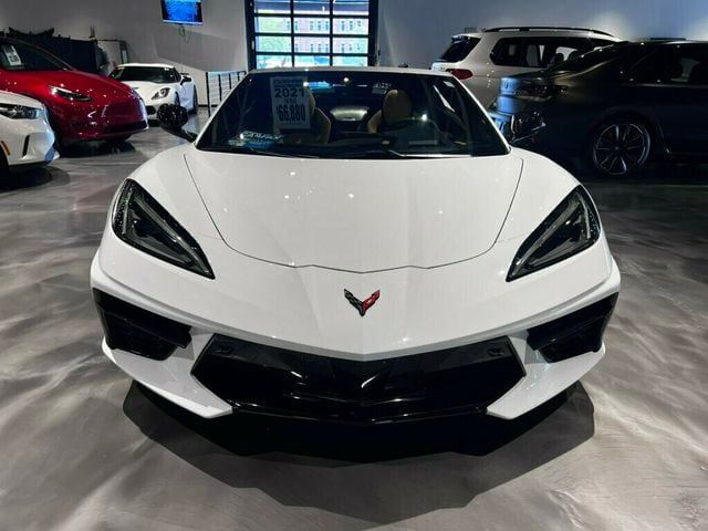 2021 Chevrolet Corvette 3LT/Adj.FrontLiftw/Memory/RearParkAssist/CarbonFlashAccents - 23068809 - 1