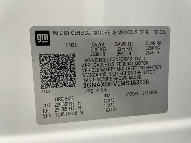 2021 Chevrolet Equinox AWD 4dr LS w/1LS - 23002888 - 46