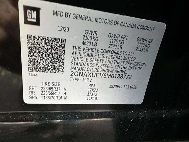 2021 Chevrolet Equinox AWD 4dr LT w/1LT - 22982287 - 32