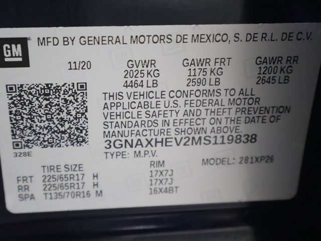 2021 Chevrolet Equinox FWD 4dr LS w/1LS - 22965507 - 45