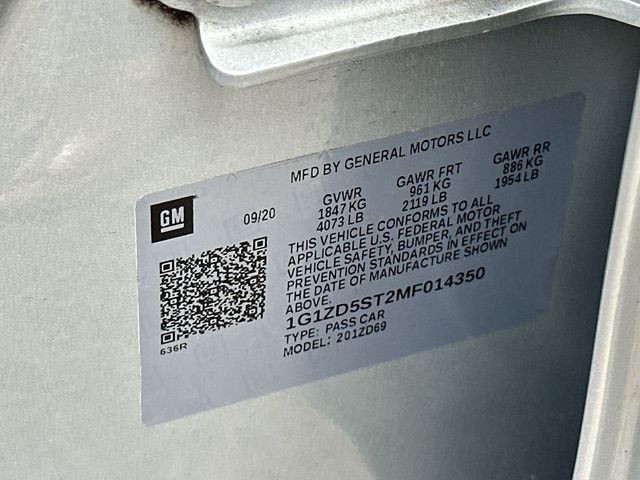 2021 Chevrolet Malibu 4dr Sedan LT - 23034076 - 21