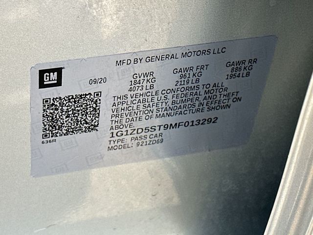 2021 Chevrolet Malibu 4dr Sedan LT - 23035027 - 21