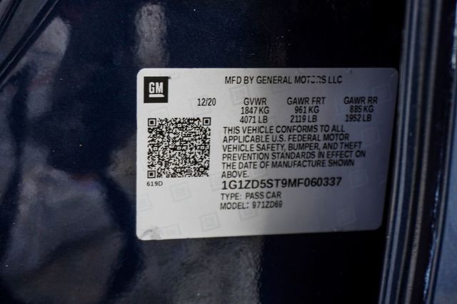 2021 Chevrolet Malibu 4dr Sedan LT - 23000165 - 38