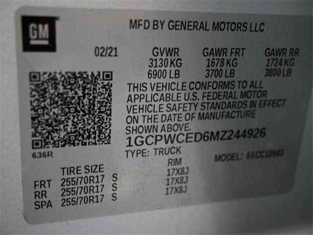 2021 Chevrolet Silverado 1500 2WD Crew Cab 147" LT - 22960900 - 6