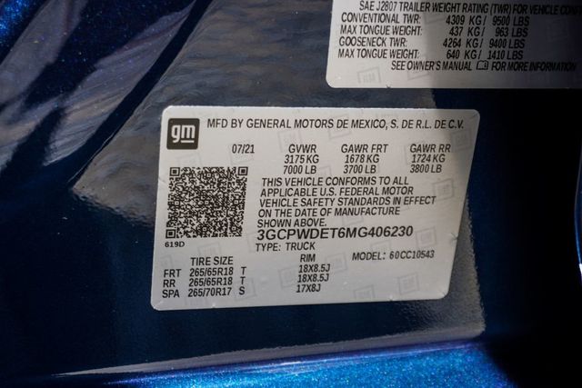 2021 Chevrolet Silverado 1500 2WD Crew Cab 147" RST - 23063841 - 36