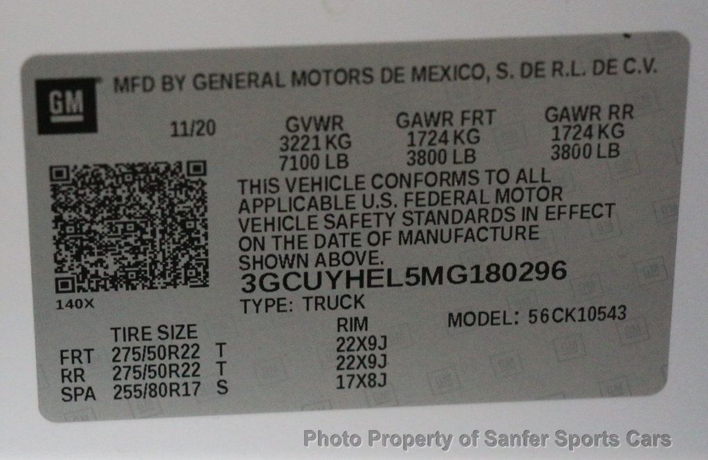 2021 Chevrolet Silverado 1500 4WD Crew Cab 157" High Country - 22928143 - 61