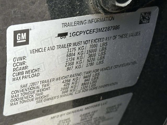 2021 Chevrolet Silverado 1500 Custom Trail Boss 4x4 4dr Crew Cab 5.8 ft. SB - 22952513 - 15