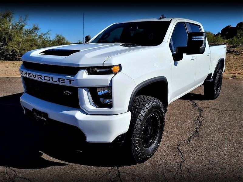 2021 Chevrolet Silverado 2500hd Leveled On 37x18 S Method Wheels Duramax Diesel 4x4 Truck