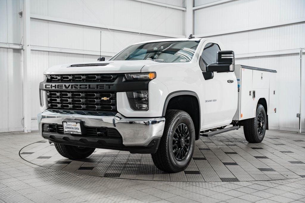 2021 Chevrolet Silverado 3500HD 3500HD REG CAB 4X4 * 6.6 DURAMAX * ALLISON * READING UTILITY  - 22769437 - 2