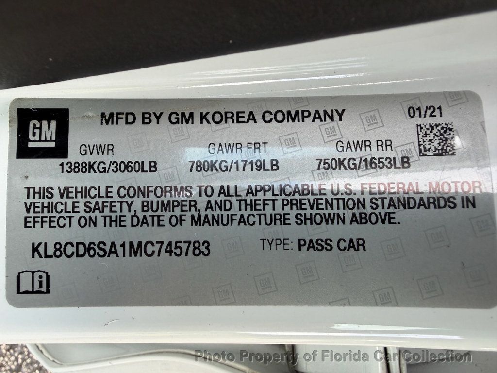 2021 Chevrolet Spark 4-Door Hatchback 1LT - 22938823 - 75