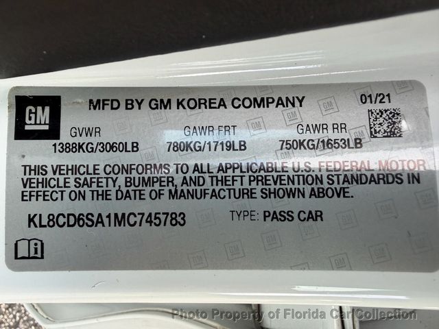 2021 Chevrolet Spark 4-Door Hatchback 1LT - 22938823 - 75