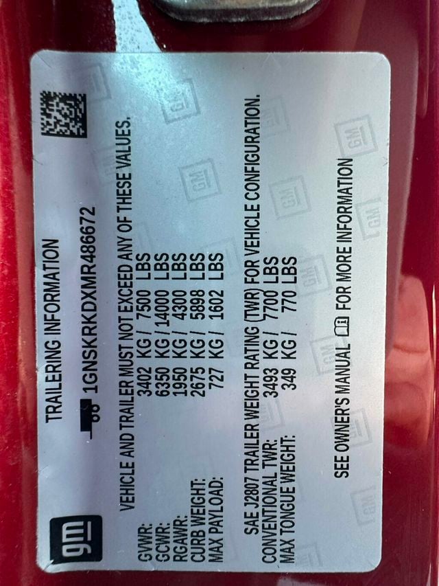 2021 Chevrolet Tahoe 4WD 4dr RST - 23073133 - 43