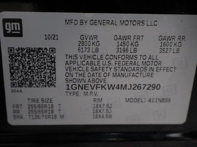 2021 Chevrolet Traverse AWD 4dr LS w/1LS - 23030197 - 48