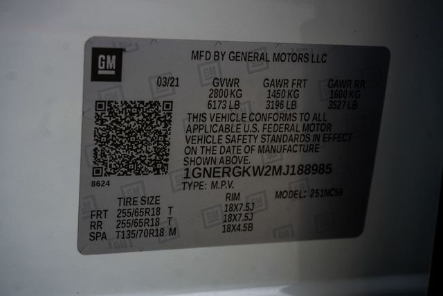 2021 Chevrolet Traverse FWD 4dr LT Cloth w/1LT - 23030579 - 41