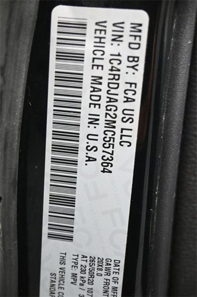 2021 Dodge Durango SXT Plus AWD - 22953722 - 6