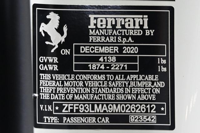 2021 Ferrari F8 Spider Convertible - 22993184 - 25