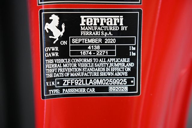 2021 Ferrari F8 Tributo Coupe - 22980110 - 70