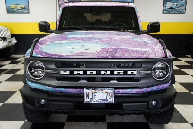 2021 Ford Bronco Big Bend 4x4! 1-Owner! Custom Wrap, Manual 7 spd, Only 3k miles - 22936221 - 10