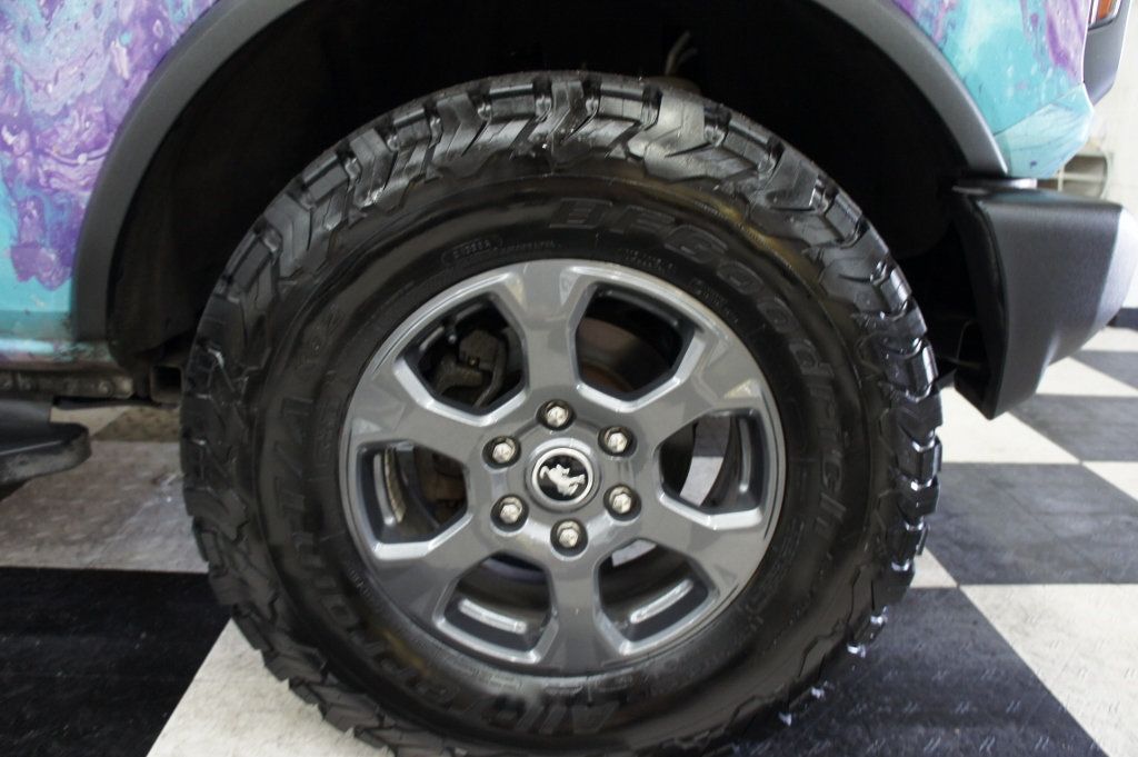 2021 Ford Bronco Big Bend 4x4! 1-Owner! Custom Wrap, Manual 7 spd, Only 3k miles - 22936221 - 12