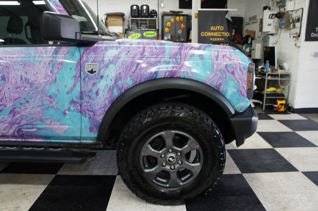 2021 Ford Bronco Big Bend 4x4! 1-Owner! Custom Wrap, Manual 7 spd, Only 3k miles - 22936221 - 13