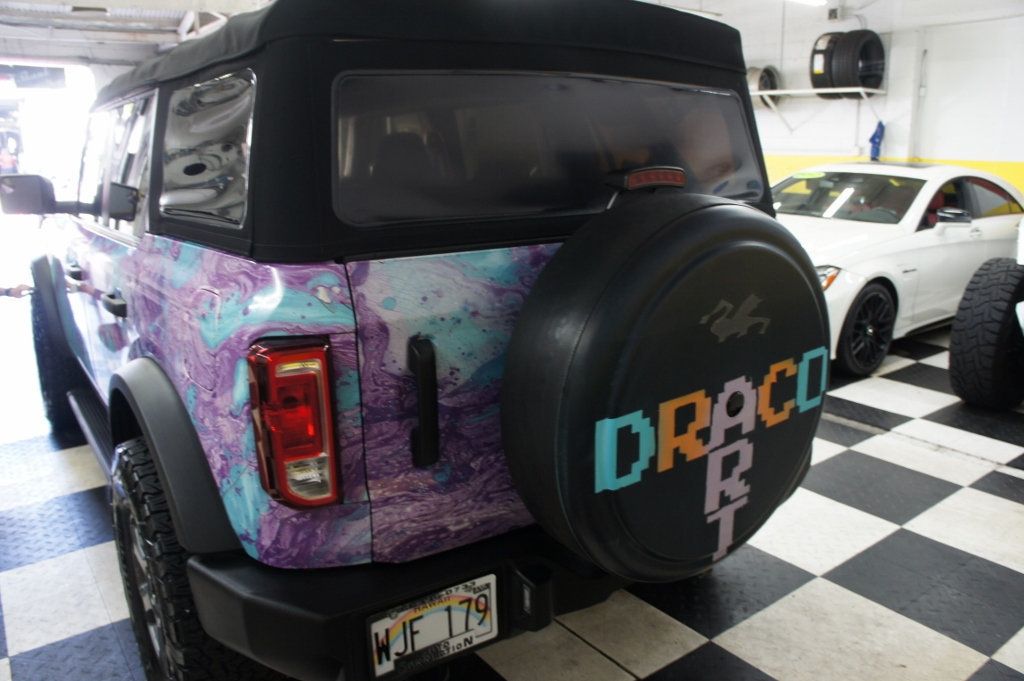 2021 Ford Bronco Big Bend 4x4! 1-Owner! Custom Wrap, Manual 7 spd, Only 3k miles - 22936221 - 18