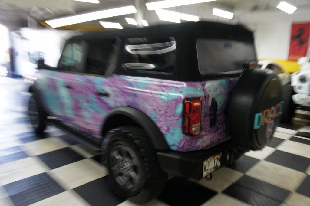 2021 Ford Bronco Big Bend 4x4! 1-Owner! Custom Wrap, Manual 7 spd, Only 3k miles - 22936221 - 19