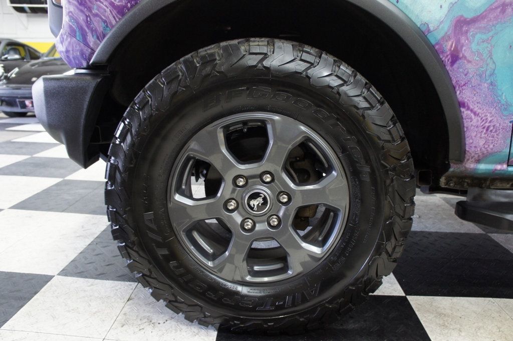 2021 Ford Bronco Big Bend 4x4! 1-Owner! Custom Wrap, Manual 7 spd, Only 3k miles - 22936221 - 23