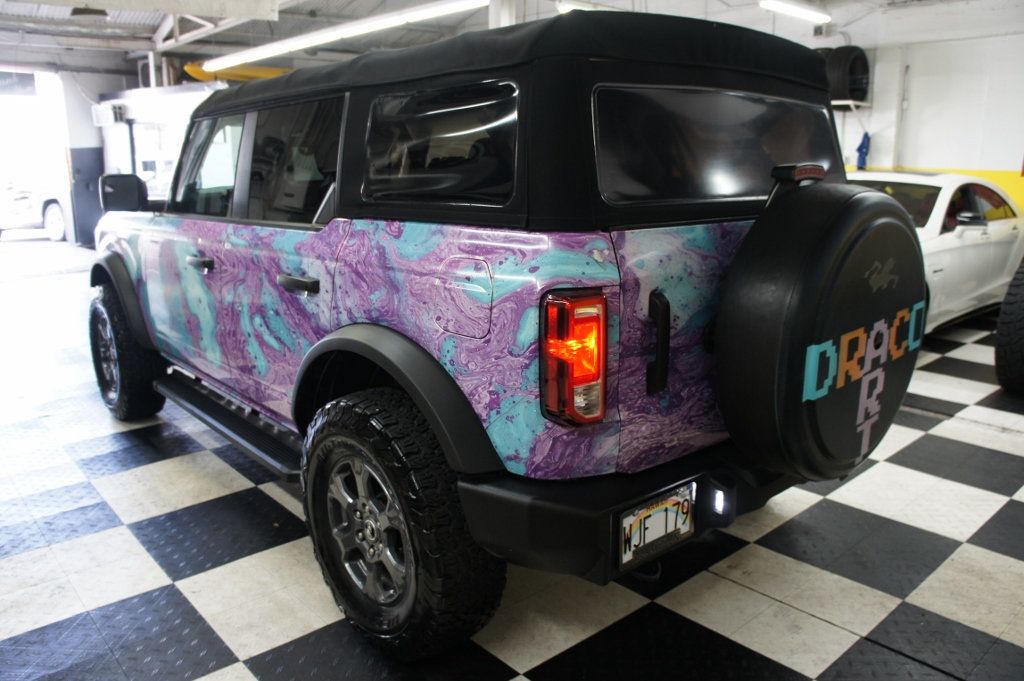 2021 Ford Bronco Big Bend 4x4! 1-Owner! Custom Wrap, Manual 7 spd, Only 3k miles - 22936221 - 42