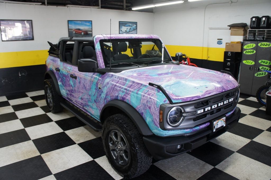 2021 Ford Bronco Big Bend 4x4! 1-Owner! Custom Wrap, Manual 7 spd, Only 3k miles - 22936221 - 51
