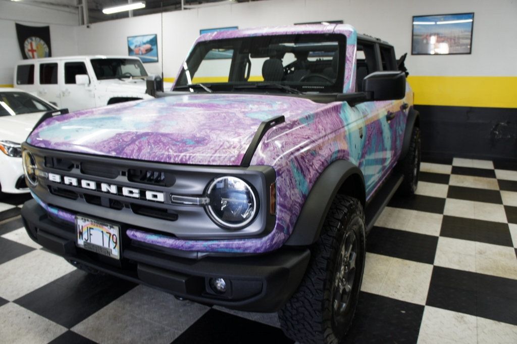 2021 Ford Bronco Big Bend 4x4! 1-Owner! Custom Wrap, Manual 7 spd, Only 3k miles - 22936221 - 53