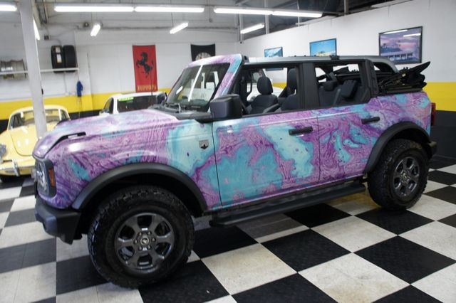 2021 Ford Bronco Big Bend 4x4! 1-Owner! Custom Wrap, Manual 7 spd, Only 3k miles - 22936221 - 54