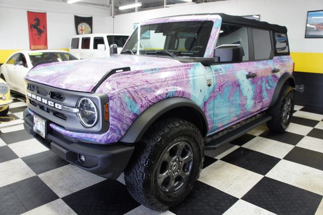 2021 Ford Bronco Big Bend 4x4! 1-Owner! Custom Wrap, Manual 7 spd, Only 3k miles - 22936221 - 5
