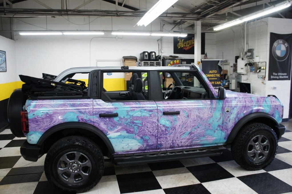 2021 Ford Bronco Big Bend 4x4! 1-Owner! Custom Wrap, Manual 7 spd, Only 3k miles - 22936221 - 59