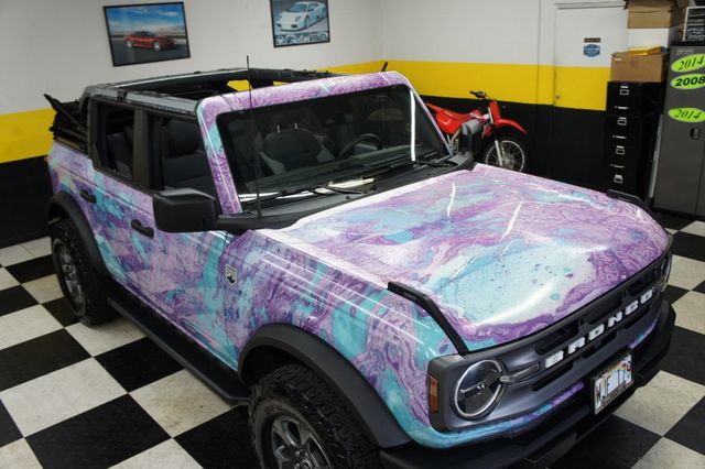 2021 Ford Bronco Big Bend 4x4! 1-Owner! Custom Wrap, Manual 7 spd, Only 3k miles - 22936221 - 60