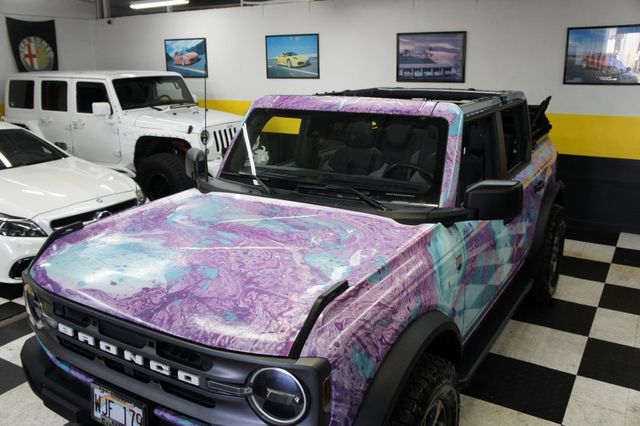 2021 Ford Bronco Big Bend 4x4! 1-Owner! Custom Wrap, Manual 7 spd, Only 3k miles - 22936221 - 61