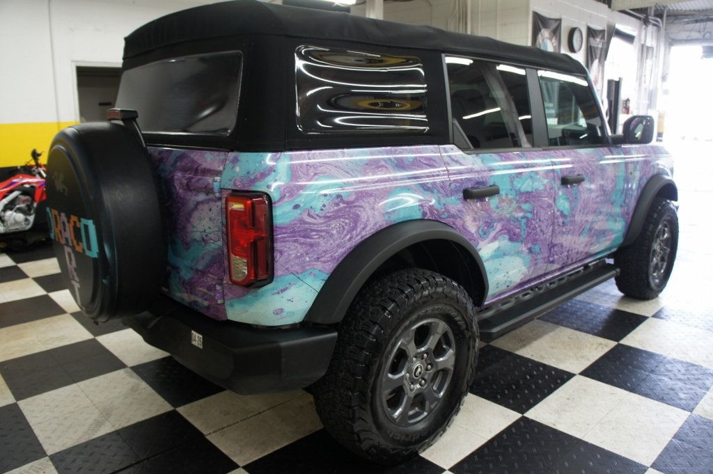 2021 Ford Bronco Big Bend 4x4! 1-Owner! Custom Wrap, Manual 7 spd, Only 3k miles - 22936221 - 7