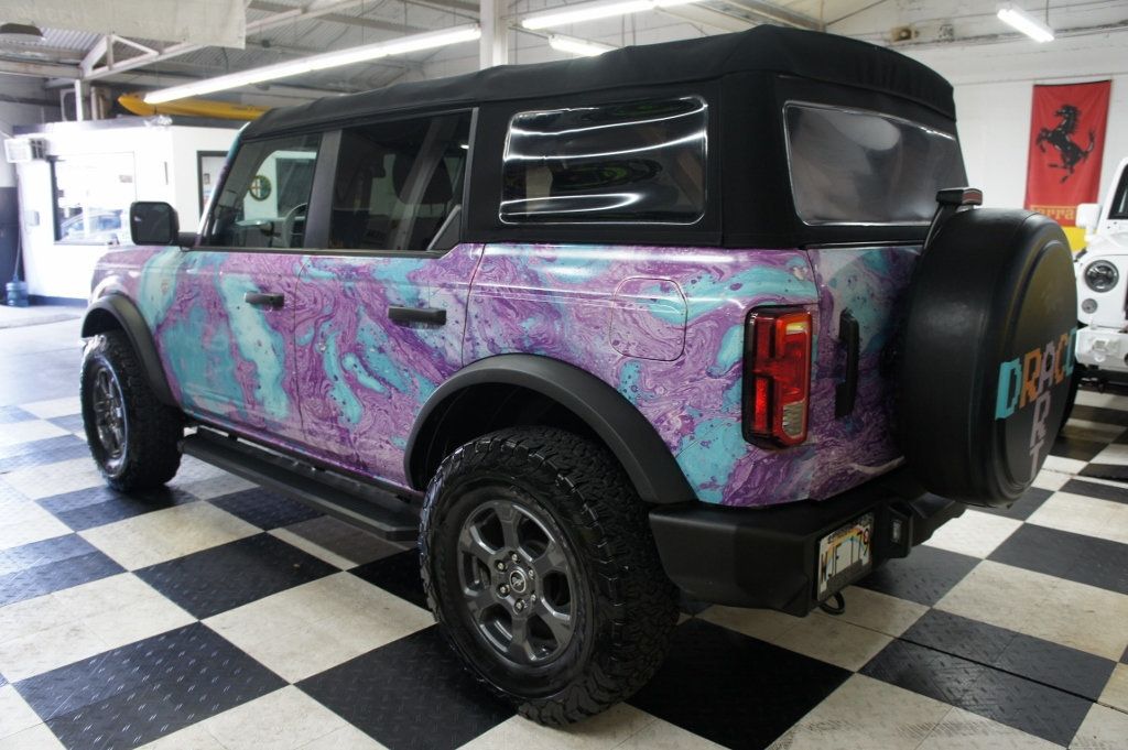 2021 Ford Bronco Big Bend 4x4! 1-Owner! Custom Wrap, Manual 7 spd, Only 3k miles - 22936221 - 8