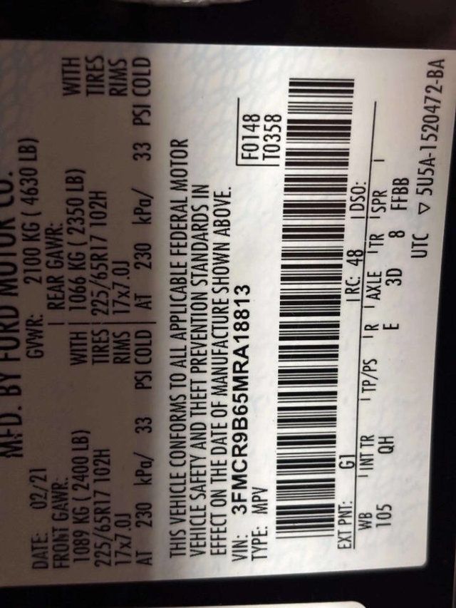 2021 Ford Bronco Sport Big Bend 4x4 - 23027359 - 34