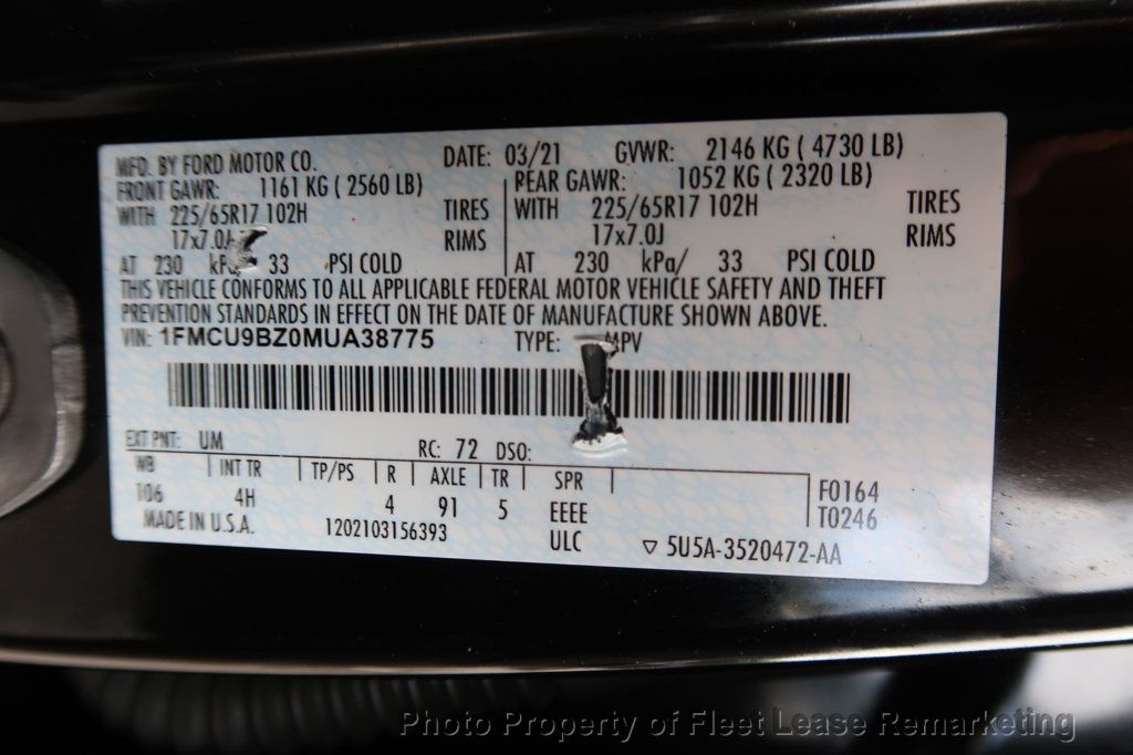 2021 Ford Escape Escape SE Sport Hybrid - 22926113 - 13