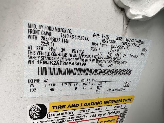 2021 Ford Expedition Max Limited 4x4 - 22070963 - 19